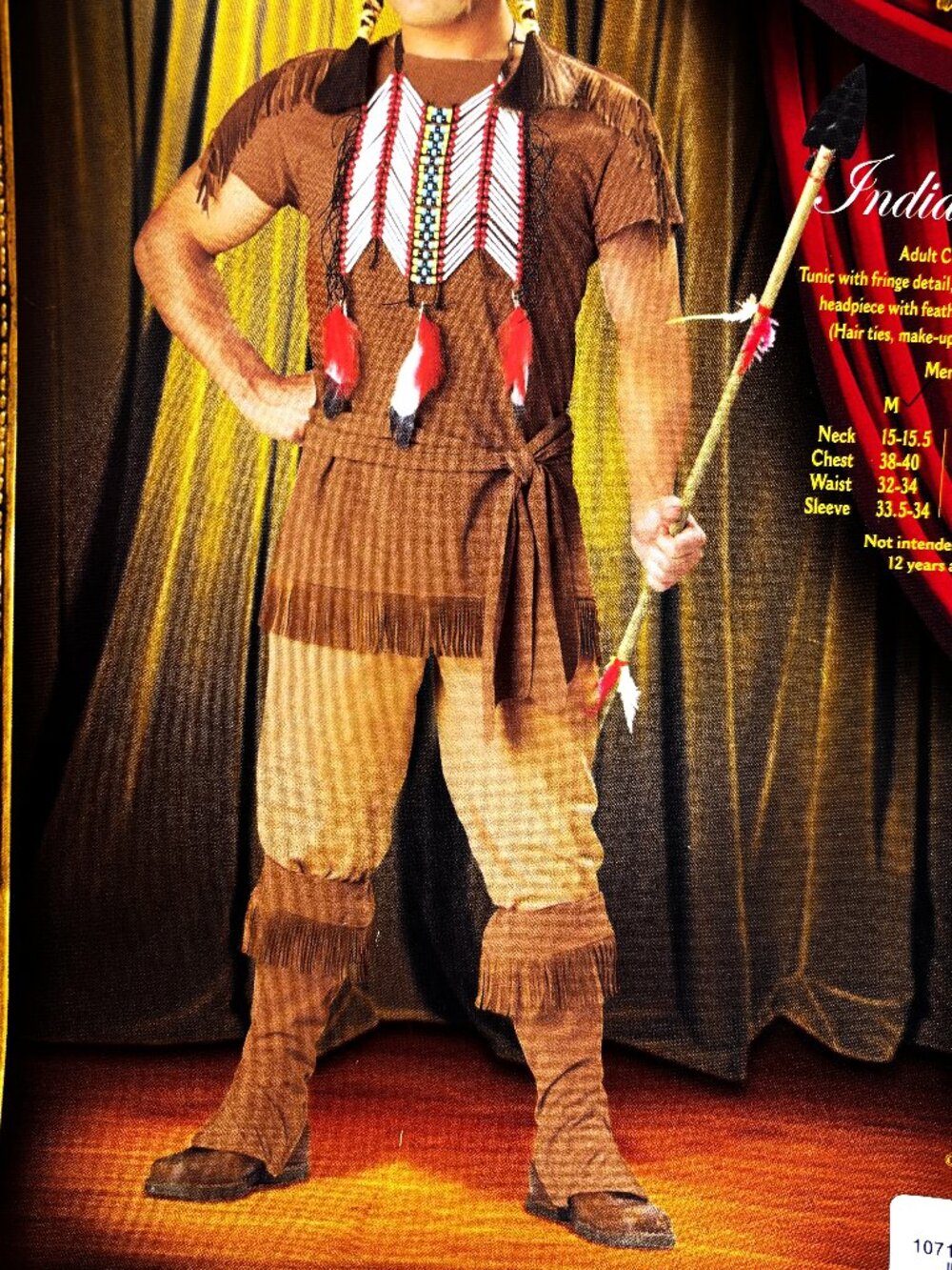 Native American Indian Brave Costume Discontinued  InCharacter  NWT NOS